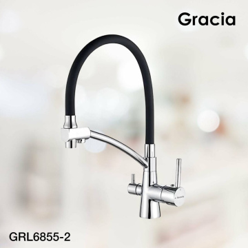 Смеситель для кухни с гибким изливом Gracia GRL6855-2